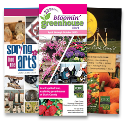 Greenhouse, Art, and Harvest Moon Tour Brochures